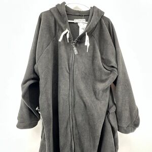 NEW Forever lazy Full Length Zippered One Piece Pajama Hoodie Size M